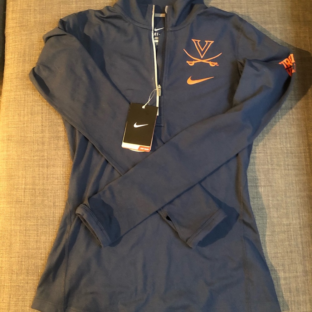 UVA Nike Dry Fit Pullover (NWT!)